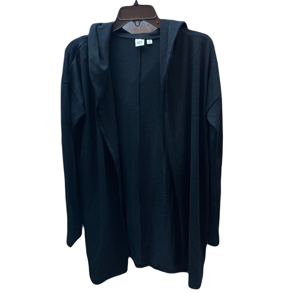 ❤️ GAP SOFTSPUN BLACK HOODIE SWEATER SIZE XS